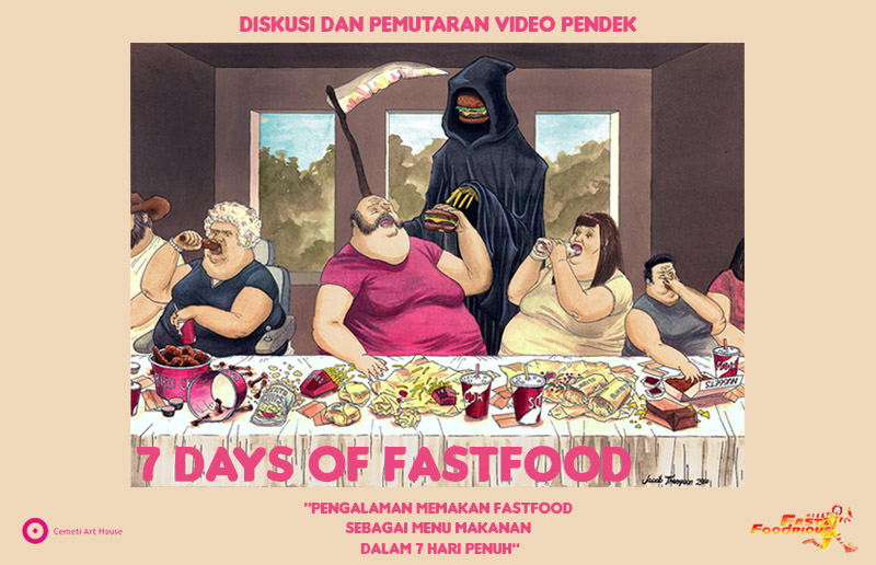 Ilustrasi gambar: "The Fastfood Supper" oleh Jacob Thompson